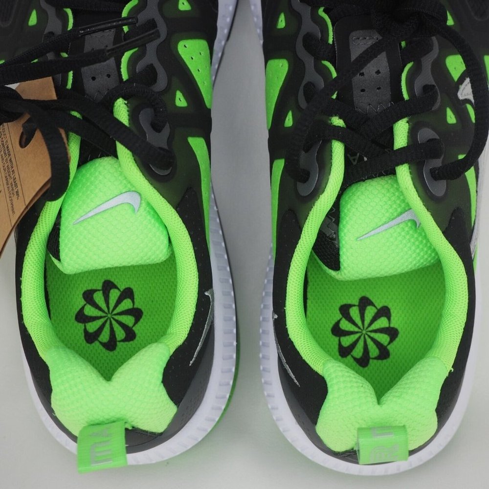 Nike Air Max Genome GS Boys Shoes Running Black Sneakers - Picture 5 of 11